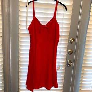 Old Navy linen blend spaghetti strap dress